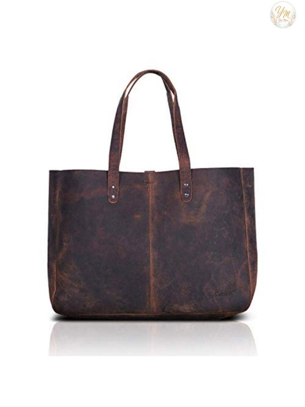Women's Leather Tote Satchel Handbag Travel Shopping Bag